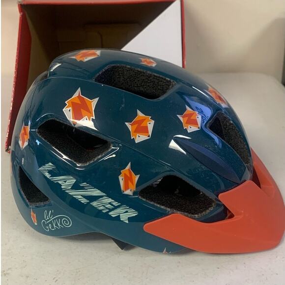 LAZER Lil Gekko Kids Lightweight Bike Helmet Unisex Head Protection w Visor - Picture 3 of 10